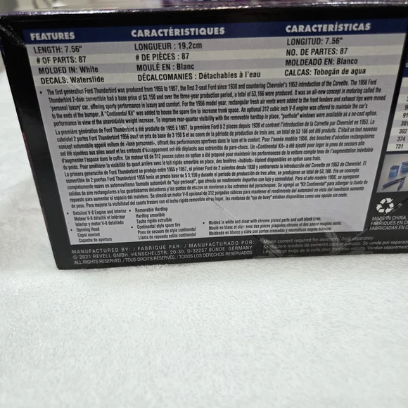 Revell 1956 Ford Thunderbird 1:24 Model Kit #85-4518 Pink Route 66 Series NIB - Picture 9 of 11